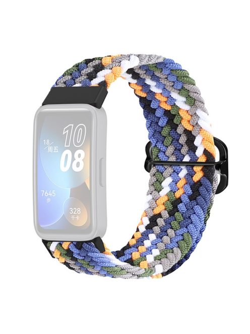 KALEBOL KLB-BZNL-001 For Huawei Band 8 / Band 8 NFC / Band 9 / Band 9 NFC Strap Adjustable Braided Nylon Watch Band - Denim