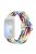 KALEBOL KLB-BZNL-001 For Huawei Band 8 / Band 8 NFC / Band 9 / Band 9 NFC Strap Adjustable Braided Nylon Watch Band - Rainbow