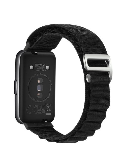 KALEBOL KLB-GSNL-001 for Huawei Band 7 Wrist Band Adjustable Nylon Breathable Straps - Black