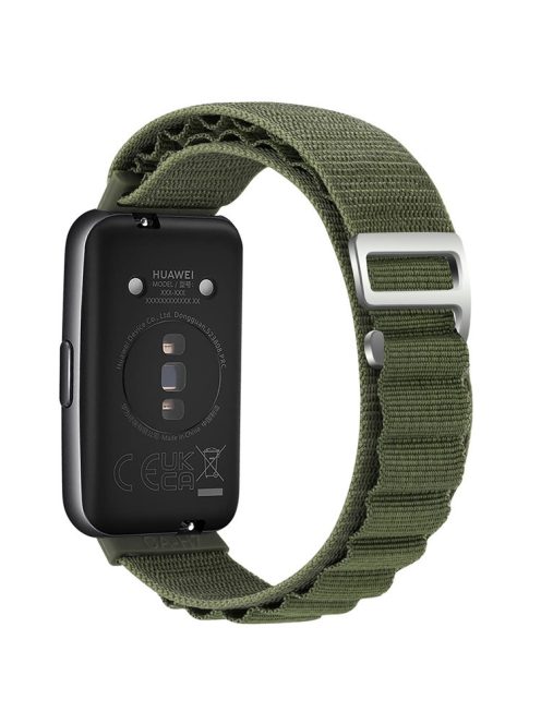 KALEBOL KLB-GSNL-001 for Huawei Band 7 Wrist Band Adjustable Nylon Breathable Straps - Green