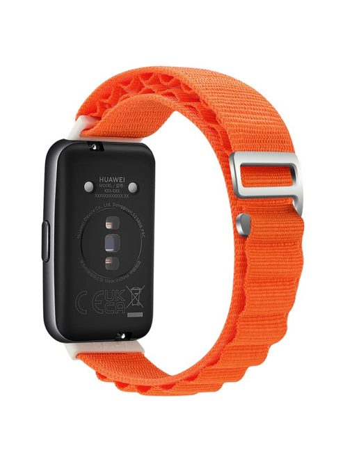 KALEBOL KLB-GSNL-001 for Huawei Band 7 Wrist Band Adjustable Nylon Breathable Straps - Orange