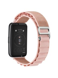   KALEBOL KLB-GSNL-001 for Huawei Band 7 Wrist Band Adjustable Nylon Breathable Straps - Pink