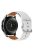 KALEBOL KLB-KCPU-001 For Samsung Galaxy Watch 46mm / Huawei Watch 4 Pro 22mm Smart Watch Band PU Leather Wrist Strap - White