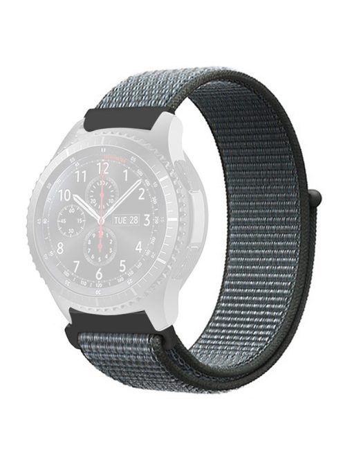 KALEBOL KLB-NLHH-001 For Samsung Galaxy Watch3 45mm / Huawei Watch GT4 46mm Watchband 22mm Nylon Wrist Strap - Grey