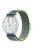 KALEBOL KLB-NLHH-002 For Samsung Galaxy Watch3 45mm / Huawei Watch GT4 46mm Nylon Band 22mm Watch Strap - Bright Green+Blue