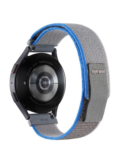 KALEBOL KLB-YJNLHH-001 for Samsung Galaxy Watch3 45mm / Huawei Watch GT4 46mm Wristband Sport Strap 22mm - Blue+Grey