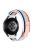 KALEBOL KLB-YJNLHH-001 for Samsung Galaxy Watch3 45mm / Huawei Watch GT4 46mm Wristband Sport Strap 22mm - White Rainbow