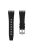 KALEBOL KLB-YTGJ-001 for Samsung Galaxy Watch3 45mm / Huawei Watch Ultimate / Watch GT 3 SE Liquid Silicone Watch Band - Silver+Black