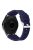 L Size 22mm Silicone Strap for Samsung Galaxy Watch Active / Galaxy Watch 46mm / Huawei Watch GT 2 Smartwatch Band - Navy Blue