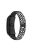 Metal Smart Watch Band for Huawei TalkBand B5 Rhinestone Decor - Black/White