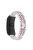 Metal Smart Watch Band for Huawei TalkBand B5 Rhinestone Decor - Silver/Rose