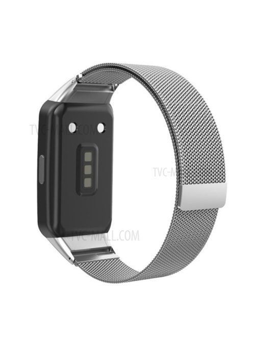 Milanese Stainless Steel Smart Watch Strap Wristwatch Band Belt for Huawei Honor 6/Huawei Band 6 - Grey