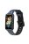 Pattern Printing Watch Strap for Huawei Band 7, Adjustable TPU Wrist Band Replacement Bracelet - Camouflage Blue