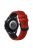 Quick Release Watch Band For Huawei Watch Buds / GT3 SE / GT3 Pro , Grids Texture 22mm Dual-color Silicone Straps - Red / Black