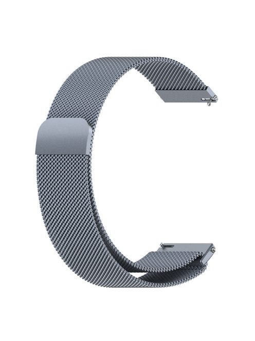 Replacement Milanese Stainless Steel Mesh Strap Smart Watch Band 22mm for Huawei Watch 3/Watch 3 Pro - Space Gray