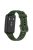 Silicone Smart Watch Band for Huawei Band 7, Solid Color Adjustable Wrist Strap Replacement - Army Green