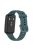 Silicone Smart Watch Band for Huawei Band 7, Solid Color Adjustable Wrist Strap Replacement - Dark Green