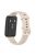 Silicone Smart Watch Band for Huawei Band 7, Solid Color Adjustable Wrist Strap Replacement - Ivory White