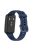 Silicone Smart Watch Band for Huawei Band 7, Solid Color Adjustable Wrist Strap Replacement - Midnight Blue