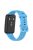 Silicone Smart Watch Band for Huawei Band 7, Solid Color Adjustable Wrist Strap Replacement - Sky Blue