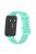 Silicone Smart Watch Band for Huawei Band 7, Solid Color Adjustable Wrist Strap Replacement - Teal Green