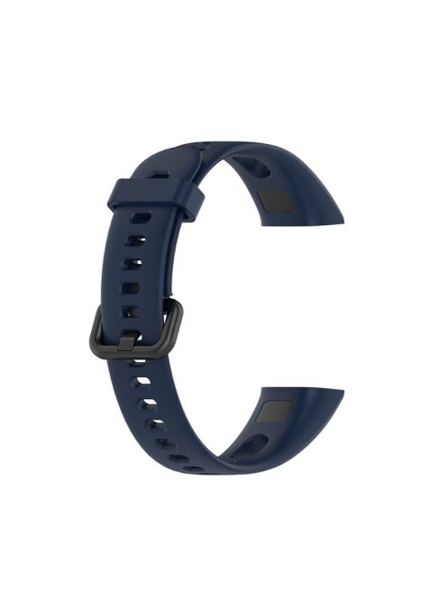 Silicone Smart Watch Strap with Metal Buckle for Huawei Honor 5i/Huawei Watch Band 4 - Dark Blue