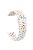 Silicone Watch Band for Huawei Watch 4  /  Watch 4 Pro  /  Watch 3  /  Watch 3 Pro , 22mm Printed Color Dot Quick Release Strap - White