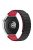 Silicone Watch Band for Huawei Watch 4 / 4 Pro / GT 4 46mm Magnetic Wrist Strap - Black / Red