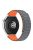 Silicone Watch Band for Huawei Watch 4 / 4 Pro / GT 4 46mm Magnetic Wrist Strap - Grey / Orange