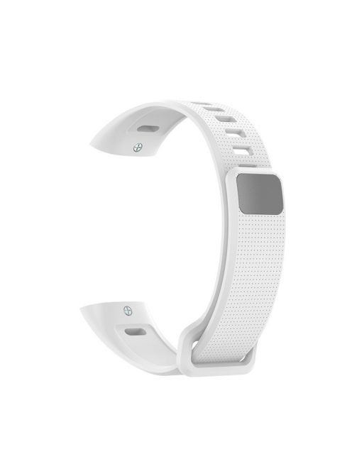 Silicone Wrist Strap Smart Watch Replacement Band for Huawei Band 2 Pro / Band 2 / ERS-B19 / ERS-B29 - White