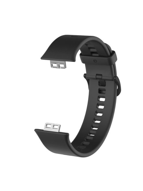 Soft Silicone Watch Strap for Huawei Watch Fit - Black