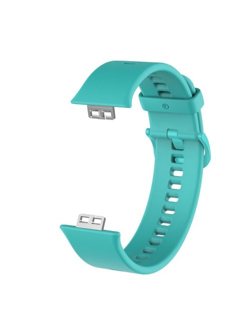 Soft Silicone Watch Strap for Huawei Watch Fit - Cyan