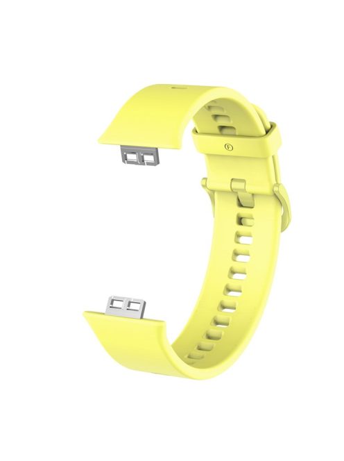 Soft Silicone Watch Strap for Huawei Watch Fit - Yellow