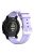 Solid Color Silicone 20mm Watch Strap for Huawei Watch GT2 42mm / Huami Amazfit GTS 3 - Light Purple