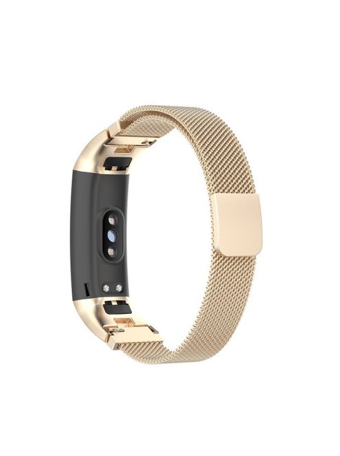 Stainless Steel Milanese Replacement Smart Watch Strap Watchband for Huawei Honor Band 5/4 - Champagne