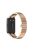 Stainless Steel One Bead Watch Band Wrist Strap Replacement for Huawei Band 6/Honor Band 6 - Rose Gold