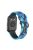 Stylish Camouflage Pattern Flexible Silicone Watch Strap for Huawei Watch Fit - Blue