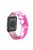 Stylish Camouflage Pattern Flexible Silicone Watch Strap for Huawei Watch Fit - Pink