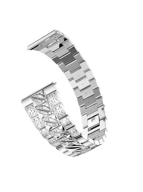 Stylish Rhinestone Decor Alloy Watch Band Replacement for Huawei Watch GT - Silver