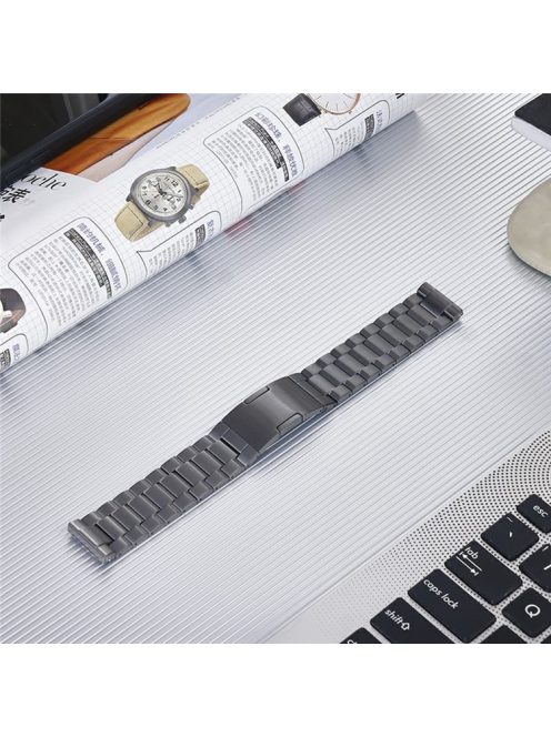 Titanium Alloy Strap for Huawei Watch GT 4 / GT 3 / GT 2 46mm Universal 22mm Watch Band - Grey