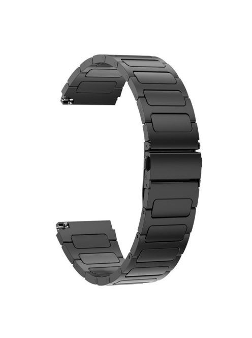 Titanium Alloy Watch Band for Huawei Watch 4 / Watch 4 Pro , Flat Buckle 22mm Width Watch Strap - Black