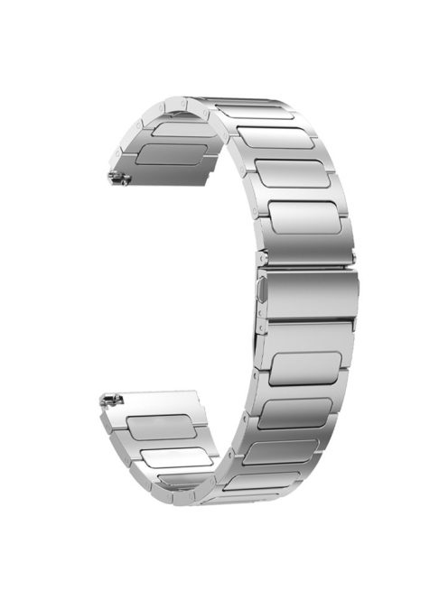 Titanium Alloy Watch Band for Huawei Watch 4 / Watch 4 Pro , Flat Buckle 22mm Width Watch Strap - Silver