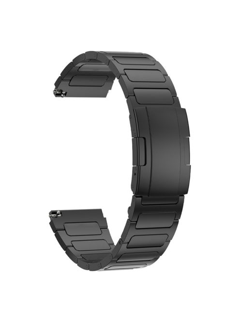 Titanium Alloy Wristband for Huawei Watch 4 / Watch 4 Pro , Tortoise Buckle 22mm Watch Strap Bracelet - Black