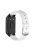 Top Layer Genuine Leather Quick Release Watch Band Strap Replacement for Huawei Band 6/Honor Band 6 - White