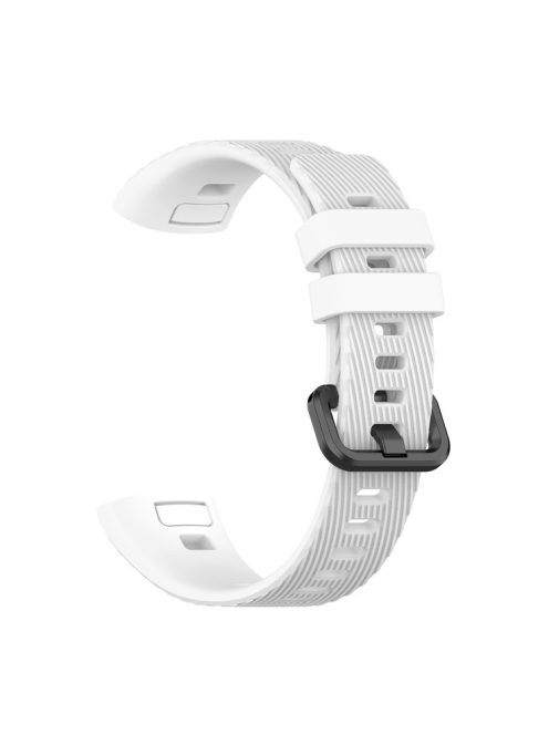 TPU Smart Bracelet Strap Replacement Band for Huawei Band 4 Pro - White