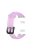 Transparent Waterproof TPU Replacement Strap Watch Bands for Huawei Band 6 / Honor Band 6 - Transparent Purple