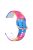 Universal 22mm Patterned Silicone Watch Band Strap for Huawei Watch 3 / 3 Pro / Samsung Amazfit Watch Etc - Tie-dye Printing