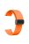 Watch Band for Huawei Watch 4  /  Watch 4 Pro  /  Watch 3  /  Watch 3 Pro , 22mm Silicone Replacement Strap with Black Magnetic Folding Buckle - Orange