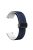 Watch Band for Huawei Watch 4 / Watch 4 Pro / Watch 3 / Watch 3 Pro , 22mm Silicone Dual Color Strap with Black Magnetic Folding Buckle - Midnight Blue+White