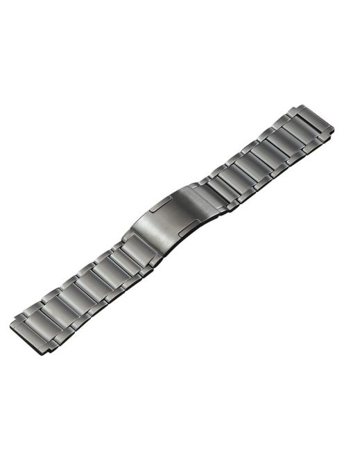 Watch Band for Huawei Watch 4 Pro / GT 3 46mm / GT 2 46mm / GT 3 Porsche Design , 3 Beads Titanium Steel Bracelet Straps 22mm - Grey